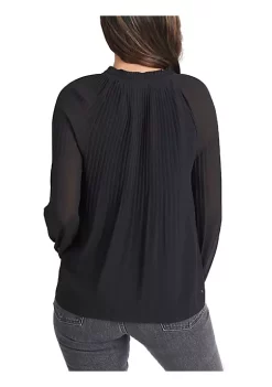 DR2 by Daniel Rainn Pleated Tunic Top Blouse 7 DR2 by Daniel Rainn Pleated Tunic Top Blouse -DR2 by Daniel Rainn Shop Belk 1649