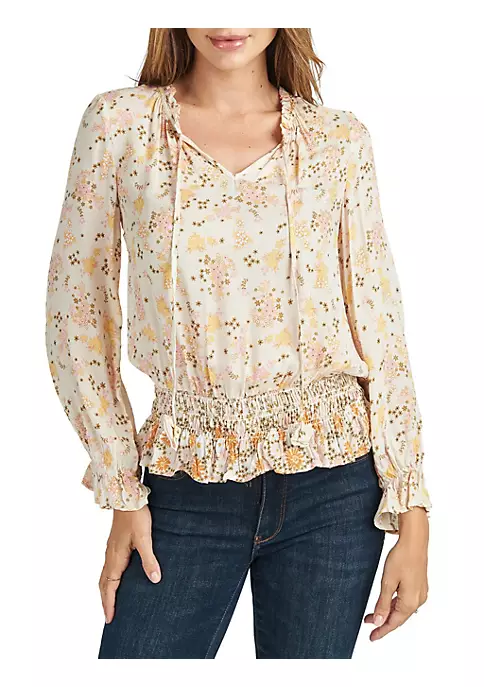 DR2 by Daniel Rainn Floral Top with Tassels 1 DR2 by Daniel Rainn Floral Top with Tassels