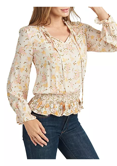 DR2 by Daniel Rainn Floral Top with Tassels 2 DR2 by Daniel Rainn Floral Top with Tassels - Image 2