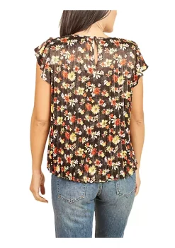 DR2 by Daniel Rainn Floral Pleated Top Blouse 6 DR2 by Daniel Rainn Floral Pleated Top Blouse -DR2 by Daniel Rainn Shop Belk 1686