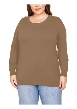 DR2 by Daniel Rainn Plus Size Long Sleeve Crew Neck Sweater 12 DR2 by Daniel Rainn Plus Size Long Sleeve Crew Neck Sweater -DR2 by Daniel Rainn Shop Belk 1701