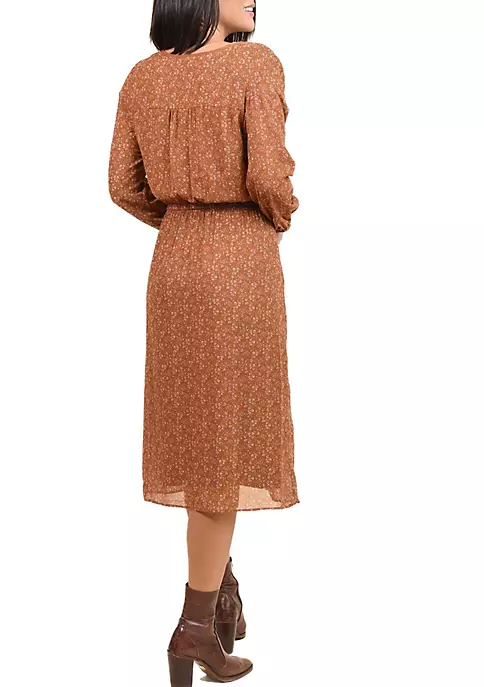 DR2 by Daniel Rainn Nyla Long Sleeve Button-Down Flared Dress 3 DR2 by Daniel Rainn Nyla Long Sleeve Button-Down Flared Dress - Image 3