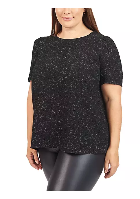 DR2 by Daniel Rainn 3/4 Puff Sleeve Blouse (Plus Size) 5 DR2 by Daniel Rainn 3/4 Puff Sleeve Blouse (Plus Size) - Image 5