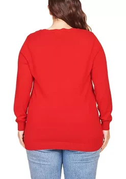 DR2 by Daniel Rainn Plus Size Long Sleeve V-Neck Sweater 11 DR2 by Daniel Rainn Plus Size Long Sleeve V-Neck Sweater -DR2 by Daniel Rainn Shop Belk 1735
