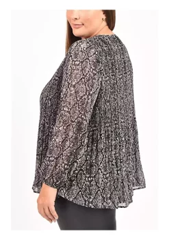 DR2 by Daniel Rainn Long Sleeve Peasant Top Blouse with Tassels (Plus Size) -DR2 by Daniel Rainn Shop Belk 1761