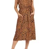 DR2 by Daniel Rainn Celia Animal Print Dress with Pockets