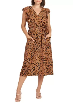 DR2 by Daniel Rainn Celia Animal Print Dress with Pockets -DR2 by Daniel Rainn Shop Belk 1783