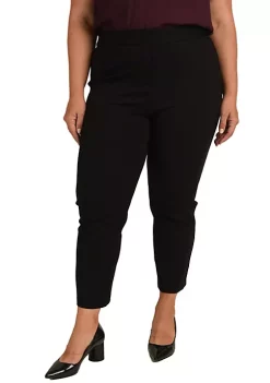DR2 by Daniel Rainn Straight Cut Ankle Pants (Plus Size)