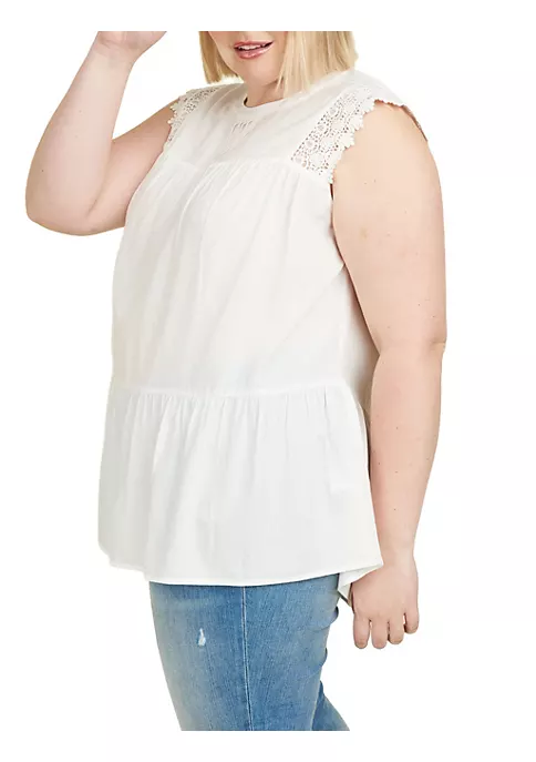 DR2 by Daniel Rainn Casual Boho Sleeveless Top (Plus Size) 2 DR2 by Daniel Rainn Casual Boho Sleeveless Top (Plus Size) - Image 2