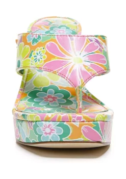 Circus NY Moira Thong Orange Tropical Flower -DR2 by Daniel Rainn Shop Belk 191