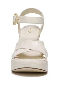 Circus NY Peony Strappy Sandal Ivory Croc Pt -DR2 by Daniel Rainn Shop Belk 337