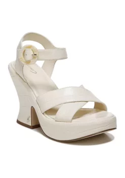 Circus NY Peony Strappy Sandal Ivory Croc Pt -DR2 by Daniel Rainn Shop Belk 339
