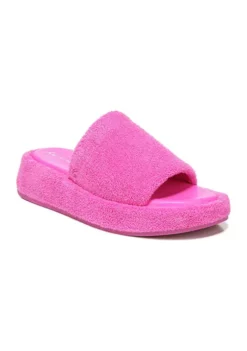 Circus NY Latasha Slide Pink Punch Terry -DR2 by Daniel Rainn Shop Belk 847